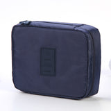 Travel Portable Cosmetic Bag Waterproof Divider Multi-grid Pockets Toiletry Bags Travel Storage Handbags Women Make Up Bag