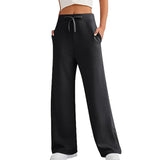 Fitness Women's Autumn Leisure Loose Wide-leg Pants