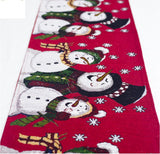 Home Decor Christmas Elk Snowman Table Runner Merry Christmas Decorations