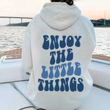 Fashion Pullover Hoodie Back Text Oversized Hoodie Pullover with Head Cap