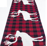 Home Decor Christmas Elk Snowman Table Runner Merry Christmas Decorations