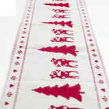 Home Decor Christmas Elk Snowman Table Runner Merry Christmas Decorations