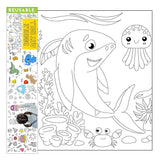 Kids Reusable Doodle Art Roll - Underwater Theme (2 meters) Sketching/Painting