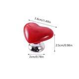 Home Shower Accessories Toilet Press Button Heart Shape (Pack of 4)