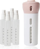 Travel 4-in-1 Smart Travel Friendly Bottles Set, Includes 4 Empty Reusable For Lotions & Oils