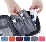 Travel Portable Cosmetic Bag Waterproof Divider Multi-grid Pockets Toiletry Bags Travel Storage Handbags Women Make Up Bag