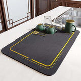 Kitchen Top Quick-Drying Mat - Pack of 2 ((Assorted)) Best Product