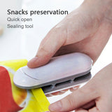 Kitchen Mini Sealer Portable Heat Sealer Plastic Packaging Convenient Food Snacks Stickers And Seals