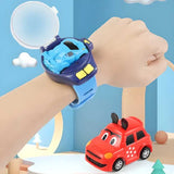 Kids Speed Up Car Cartoon Mini Watch Car Toy, Usb Rechargeable Remote Control Toys/Gifts