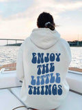 Fashion Pullover Hoodie Back Text Oversized Hoodie Pullover with Head Cap