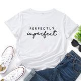 Fashion T-Shirt Perfect Imperfect Cross-border Women's Short-sleeved T-shirt Comfy