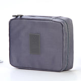 Travel Portable Cosmetic Bag Waterproof Divider Multi-grid Pockets Toiletry Bags Travel Storage Handbags Women Make Up Bag