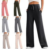 Fitness Women's Autumn Leisure Loose Wide-leg Pants