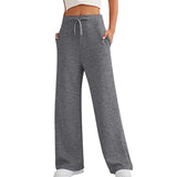 Fitness Women's Autumn Leisure Loose Wide-leg Pants