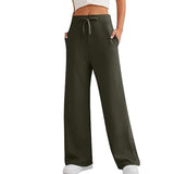 Fitness Women's Autumn Leisure Loose Wide-leg Pants