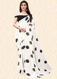 Bollywood Georgette Saree White